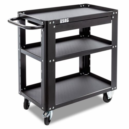 Usag 504 SNA Carrello Multiuso Carrellino Porta Attrezzi A 3 Ripiani + cassetto
