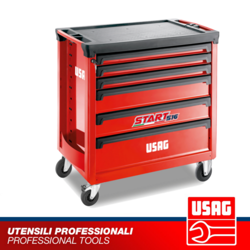USAG 516 STXL6V START carrello portautensili VUOTO cassettiera attrezzi officina