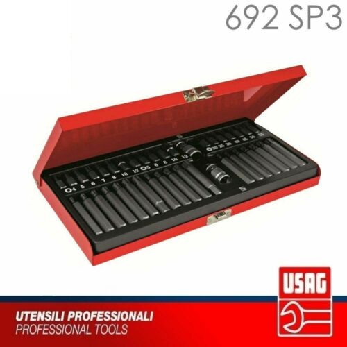 USAG 692 SP3 ASSORTIMENTI INSERTI 40 pz RIBE CON FORO XZN TORX TAMPER RESISTANT