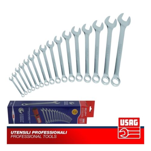 USAG 285 J/B16 SERIE SET 16 CHIAVI COMBINATE fissa e stella chiave