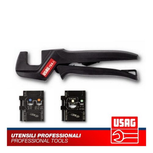 USAG 754 A PINZA CRIMPATRICE PER CRIMPARE CAPICORDA 2 MATRICI PER CAPICORDA