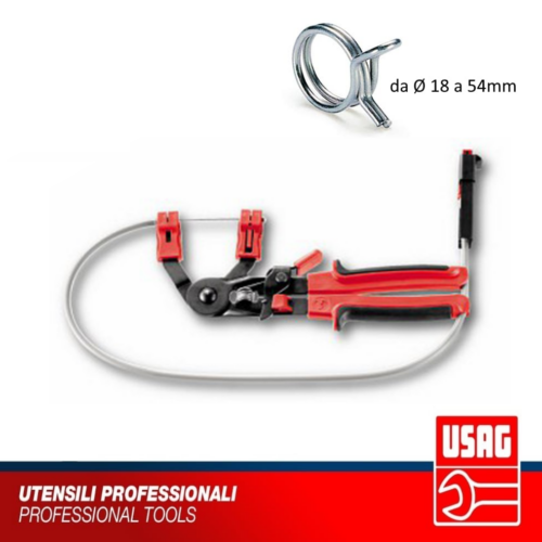 Pinza USAG 871 AN per anelli fascette stringitubo a molla