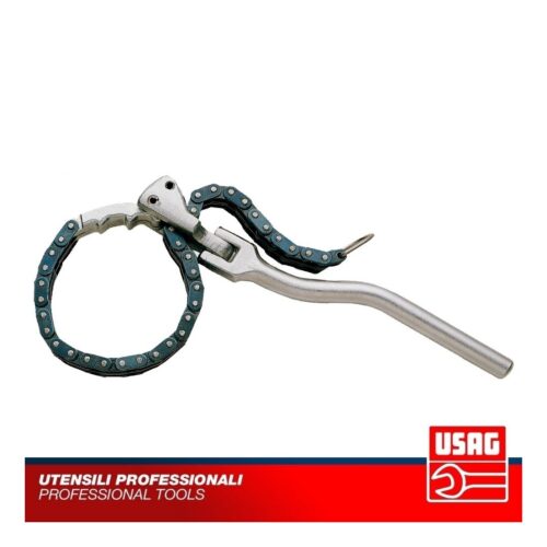 USAG 445 Chiave Snodata a Catena doppia per Filtri Olio diametro max. 110 mm
