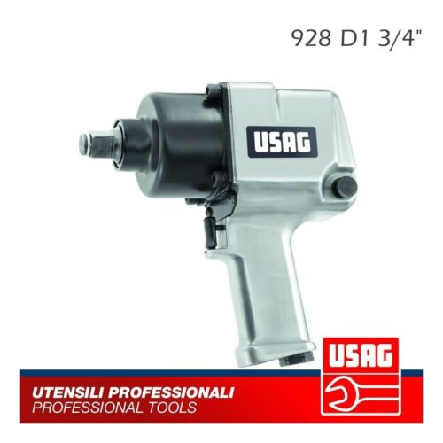 USAG 928 D1 3/4 Avvitatore pistola aria pneumatico ad impulsi reversibile 1700Nm