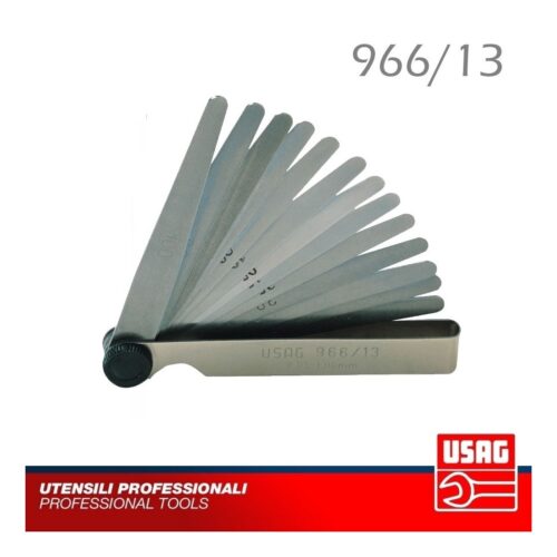 USAG 966/13 SPESSIMETRO DA 13 LAME LAMA CON SPESSORE DA 0,05 A 1,00 MM