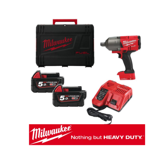 MILWAUKEE M18 ONEFHIWF34-502X FUEL avvitatore ad impulsi 2034 Nm 18V + batterie